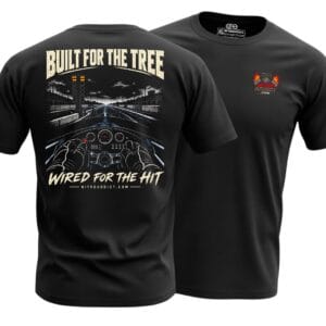 Built for the Tree - Wired for the Hit Drag Racing Tee